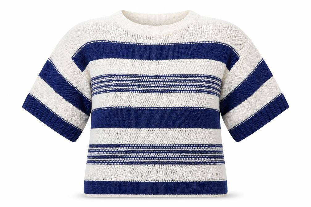 South Womens Multicoloured Striped Knit Pullover Jumper Size 14