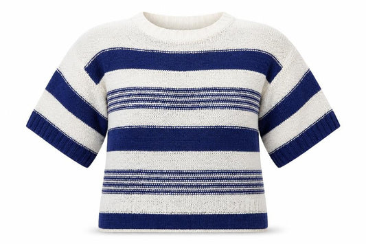 South Womens Multicoloured Striped Knit Pullover Jumper Size 14