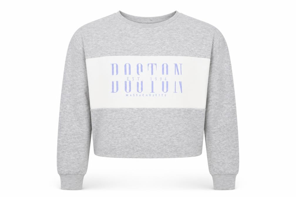 New Look Girls Grey   Pullover Sweatshirt Size 12-13 Years