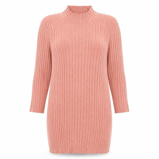 Front view of Atmosphere women’s pink knit jumper, size UK 12