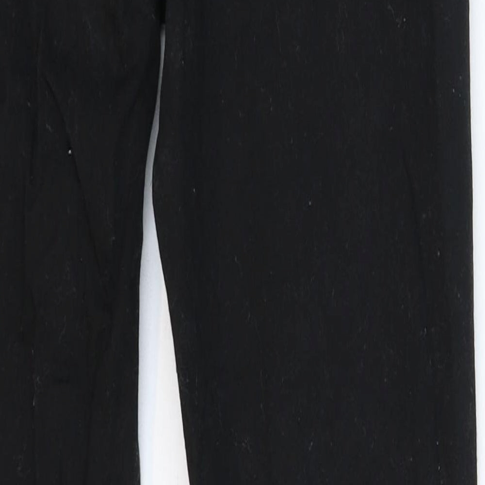 Denim & Co. Womens Black  Denim Jegging Jeans Size 8 L28 in