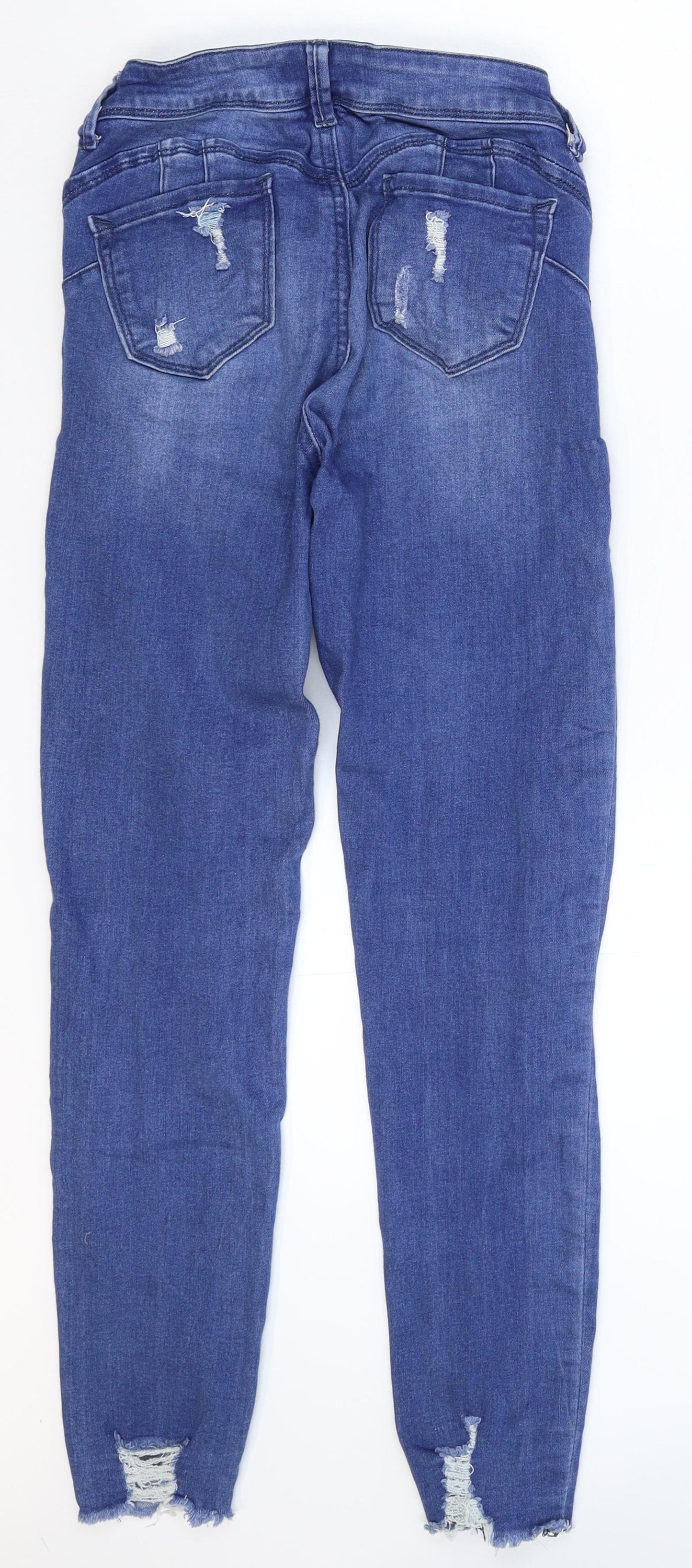WAX JEAN Womens Blue  Denim Jegging Jeans Size 28 in L25 in
