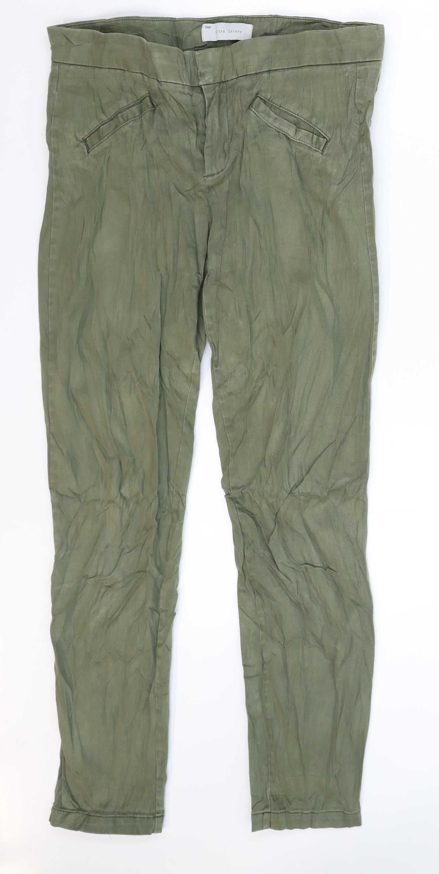 Gap Womens Green  Denim Jegging Trousers Size 30 in L27 in