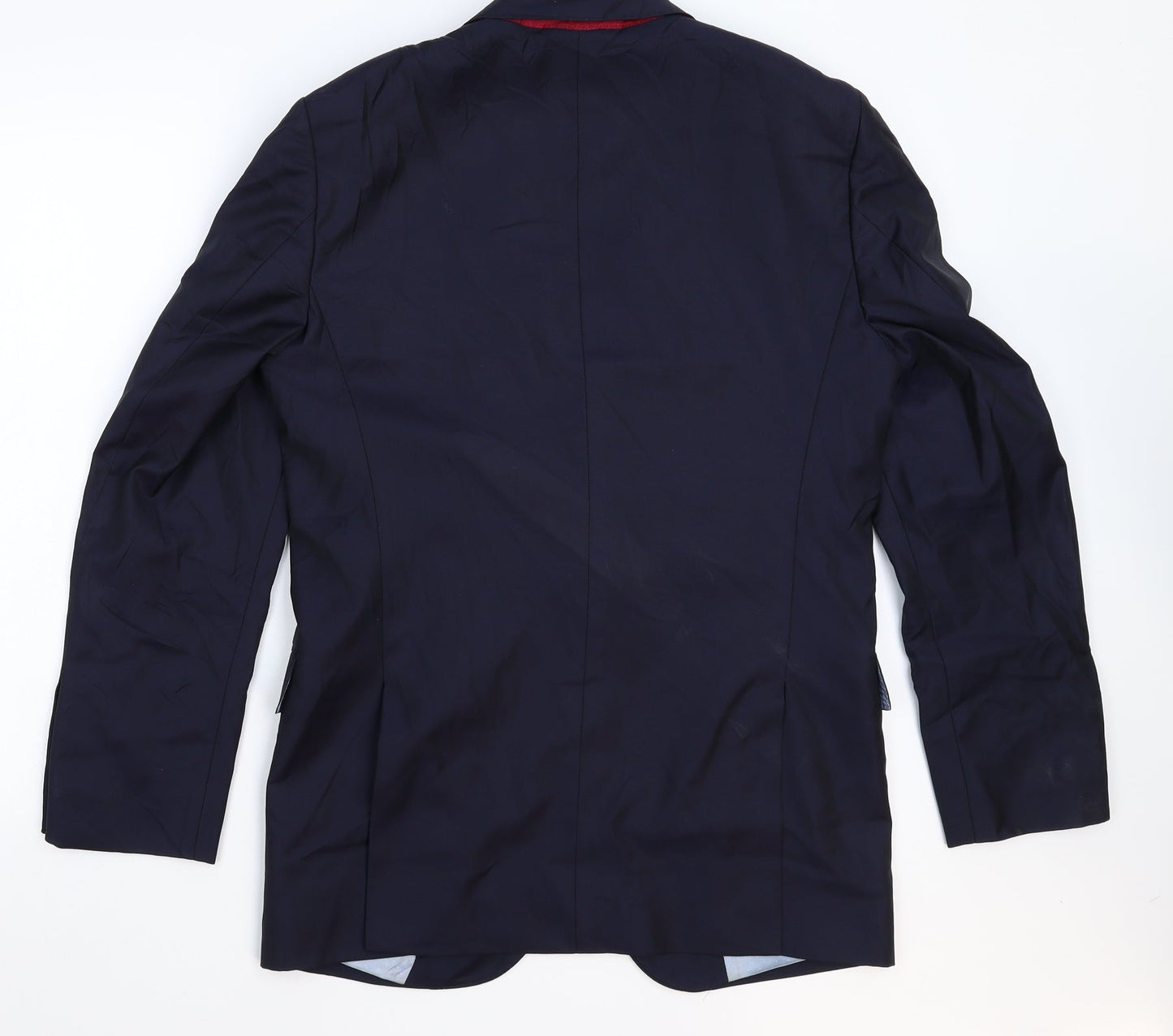 Preworn Mens Blue   Jacket Suit Jacket Size 36