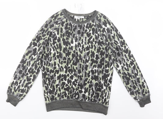 NEXT Womens Grey Animal Print  Top Pyjama Top Size XS
