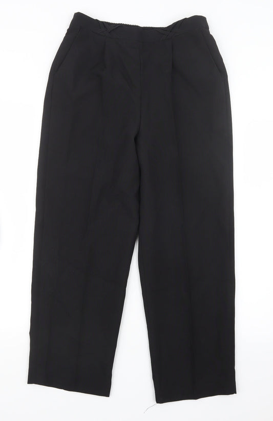 BM Womens Black   Trousers  Size 10 L24 in