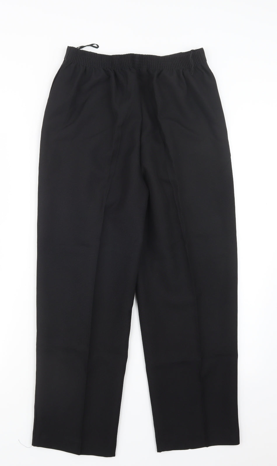 BM Womens Black   Trousers  Size 10 L25 in
