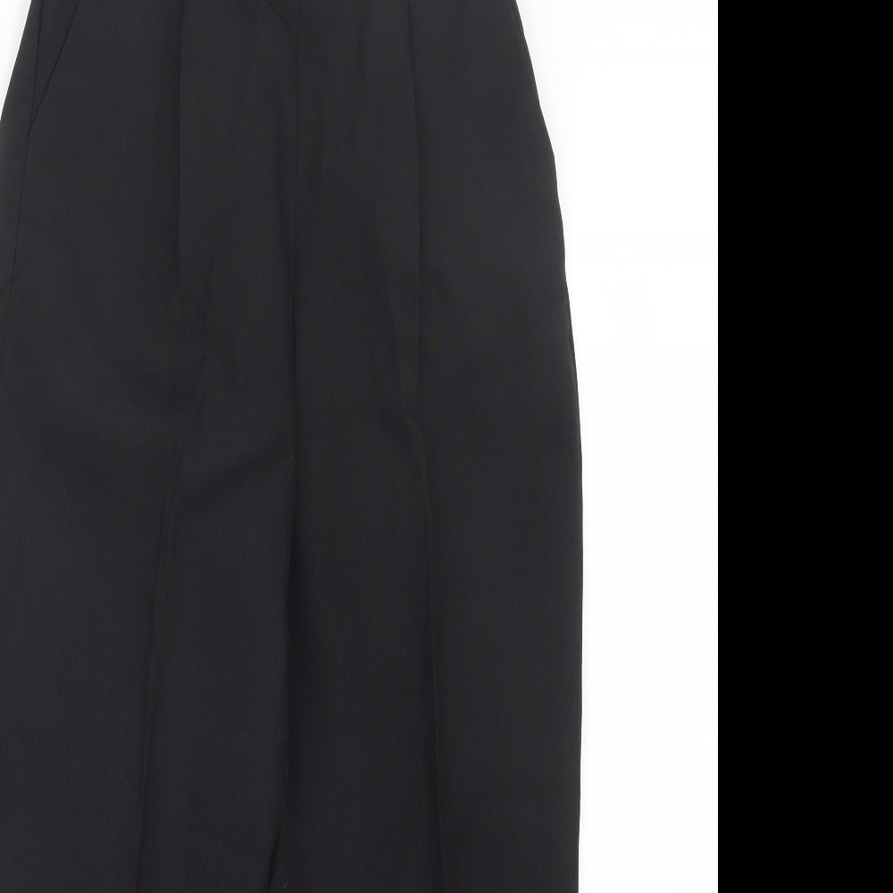 BM Womens Black   Trousers  Size 10 L25 in