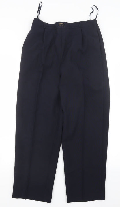 Bonmarché Womens Blue Trousers Size 10 L24.5 in
