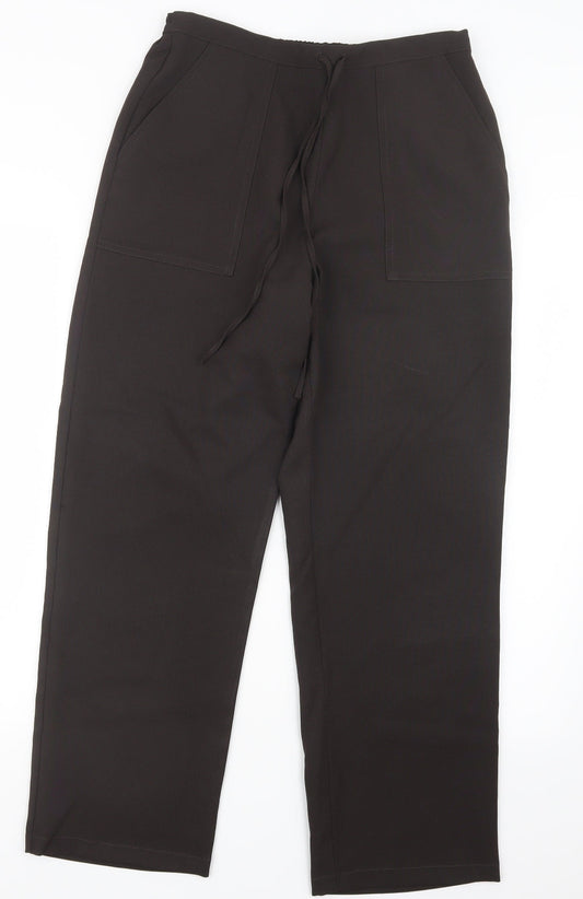 Classics Womens Brown   Trousers  Size 12 L27 in