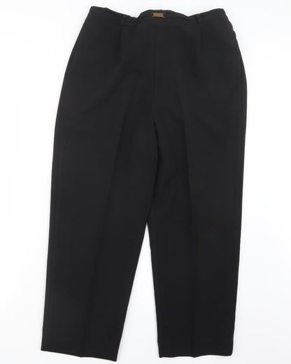 Preloved Bm Collection Womens Black   Trousers  Size 12 L24 in - Front
