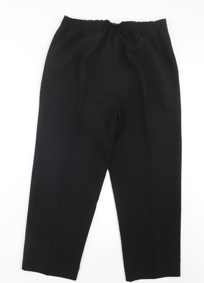 Preloved Bm Collection Womens Black   Trousers  Size 12 L24 in - Back