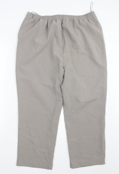 Preloved Bonmarché Womens Grey   Trousers  Size 18 L24.5 in - Back