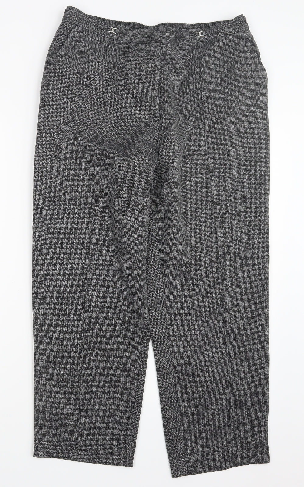 Marks and Spencer Womens Grey   Trousers  Size 14 L25 in