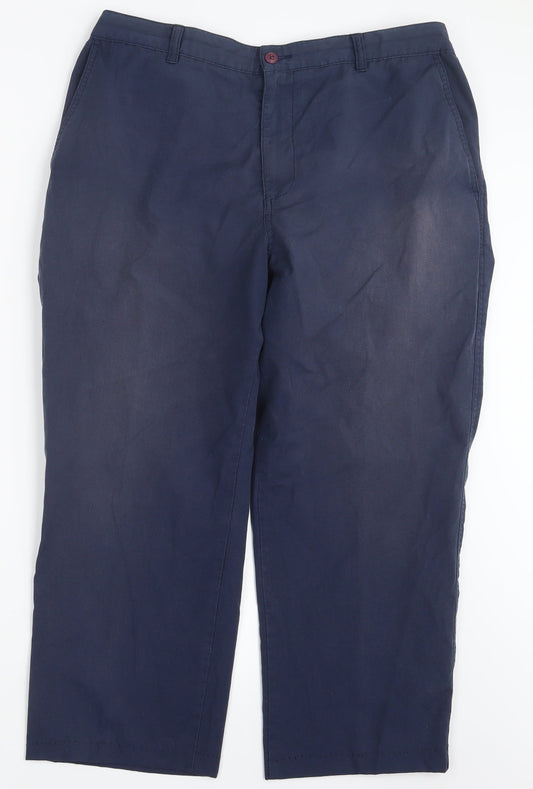 Essentials Womens Blue   Trousers  Size 34 in L24 in