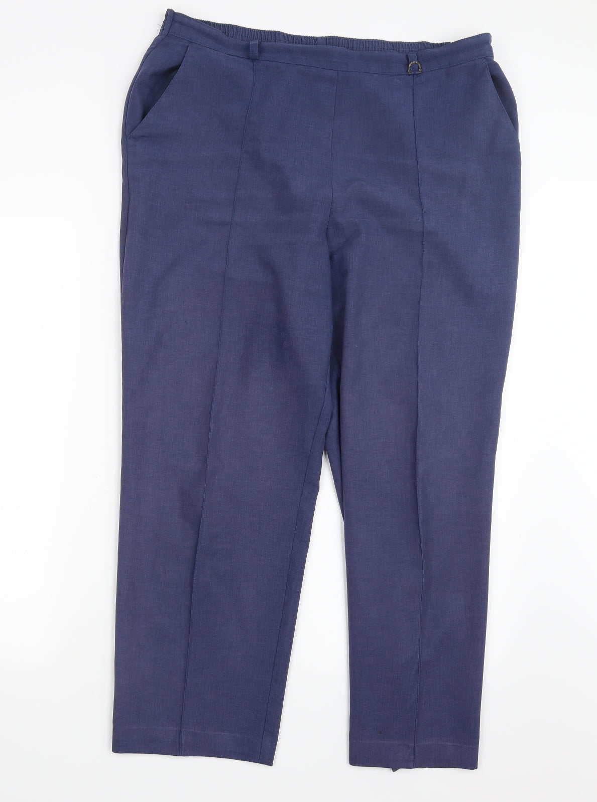 Preworn Womens Blue   Trousers  Size 34 in L25 in
