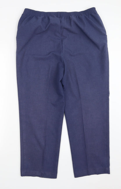 Preworn Womens Blue   Trousers  Size 34 in L25 in