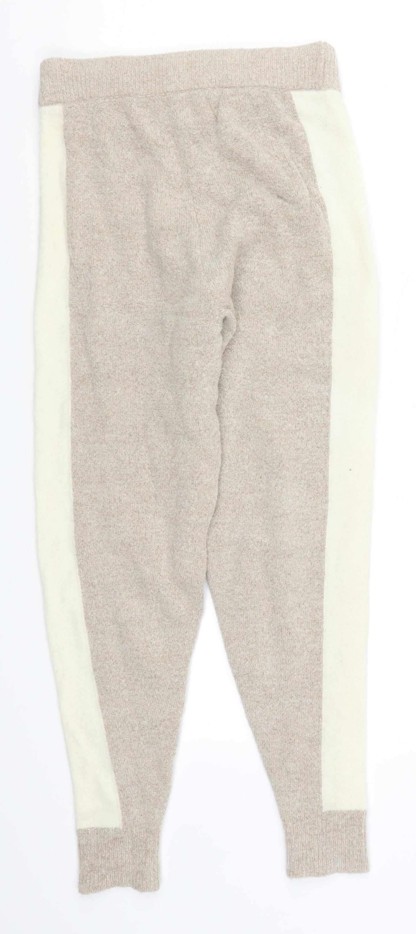 ASOS Womens Beige Striped  Sweatpants Trousers Size 24 in L25 in