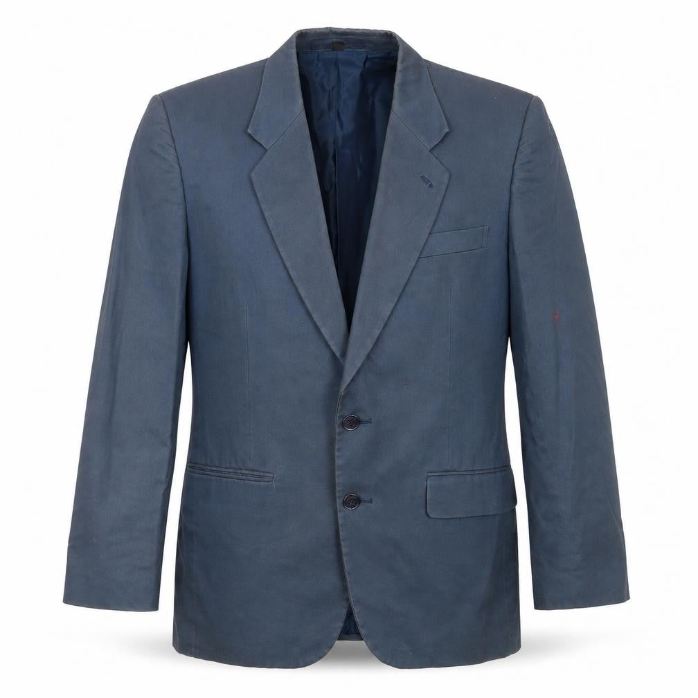 Baume & Mercier Mens Blue   Jacket Suit Jacket Size 38