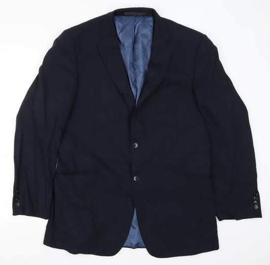 Marks and Spencer Mens Blue   Jacket Suit Jacket Size 42