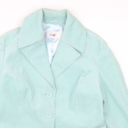 Next Womens Blue  Corduroy Jacket Suit Jacket Size 12