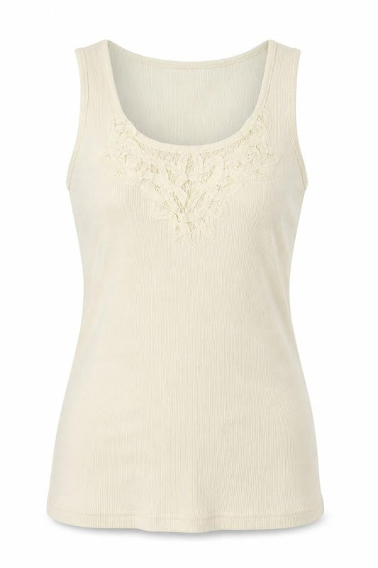 F&F Womens Beige   Basic Tank Size 14