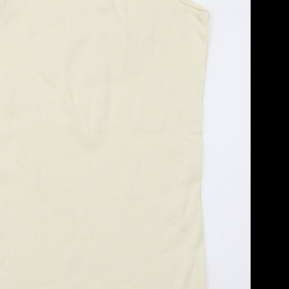 F&F Womens Beige   Basic Tank Size 14