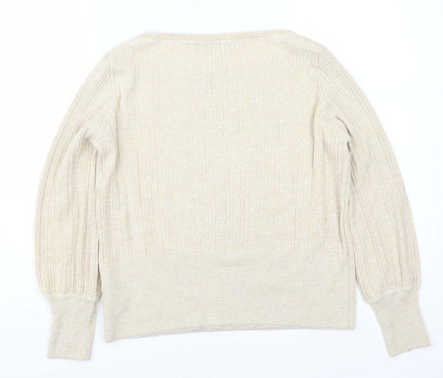 Marks and Spencer Womens Beige   Pullover Jumper Size M