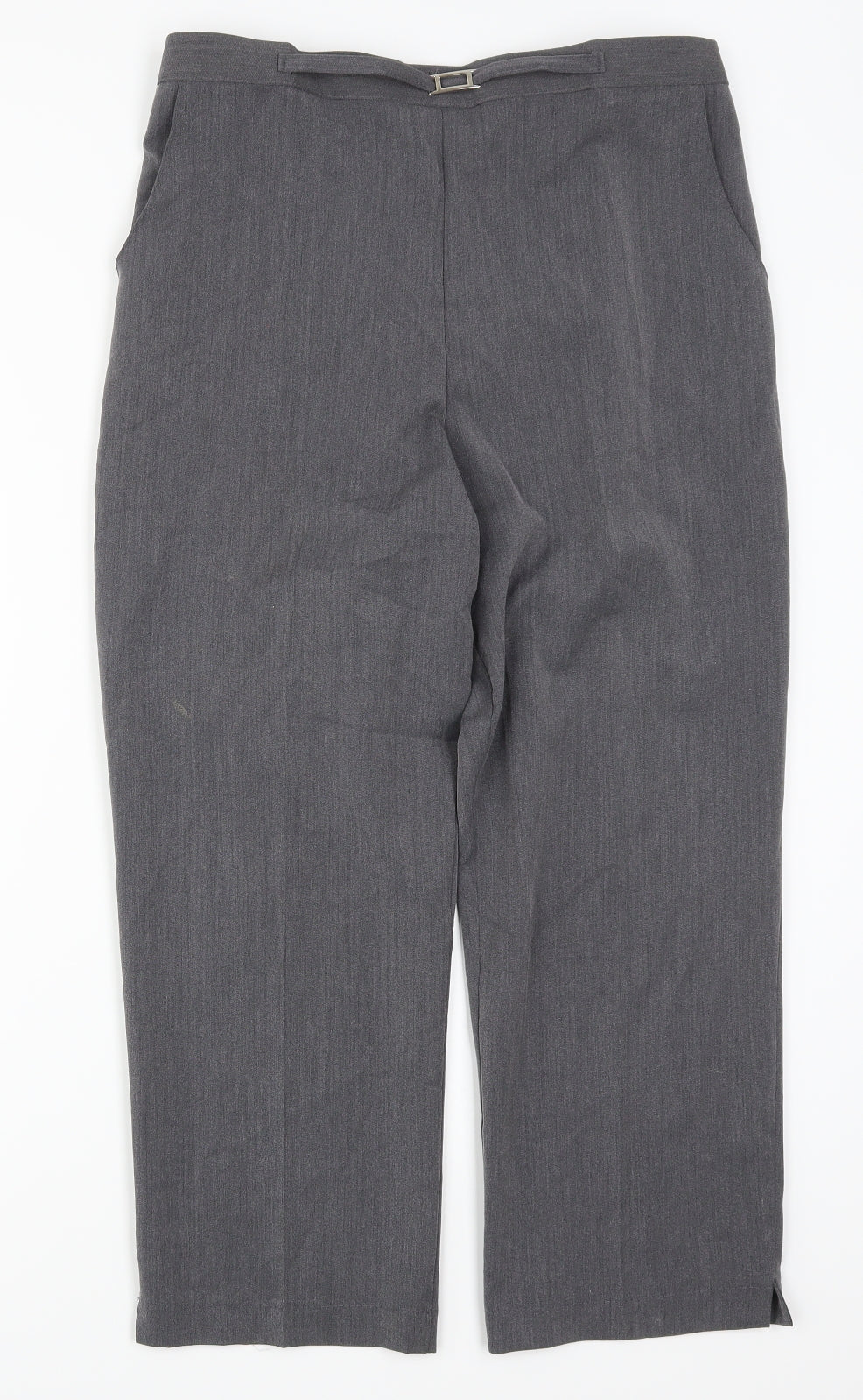 Preworn Womens Grey   Trousers  Size 16 L25 in