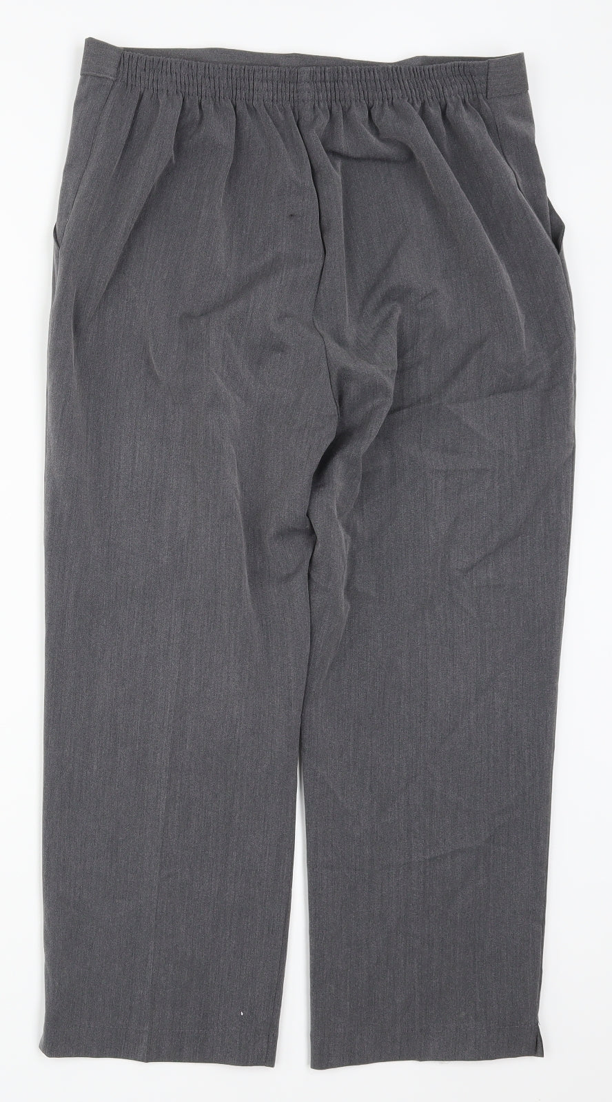 Preworn Womens Grey   Trousers  Size 16 L25 in