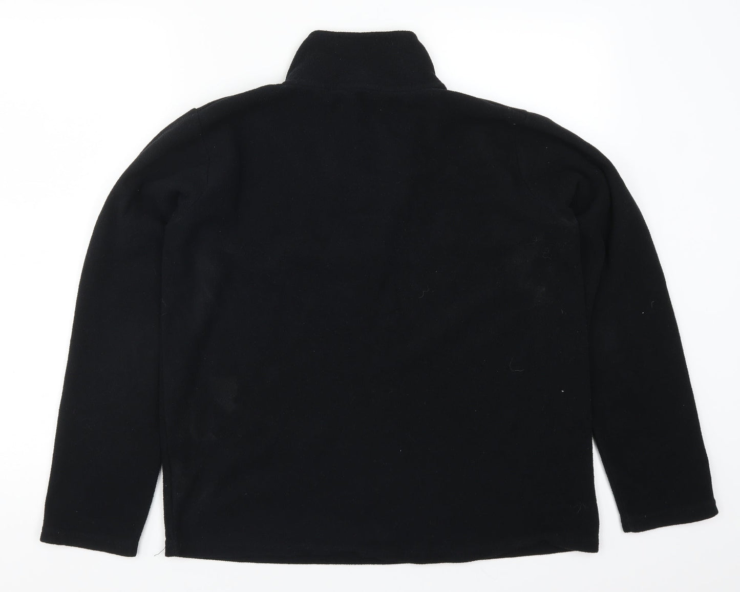 Freedom Trail Mens Black  Fleece Jacket  Size S
