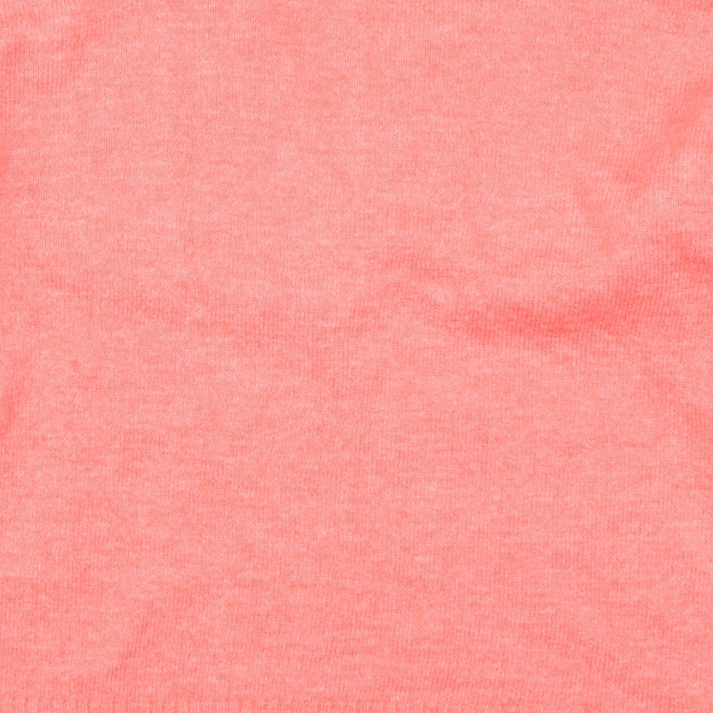 Nutmeg Womens Pink  Knit Pullover Jumper Size 8