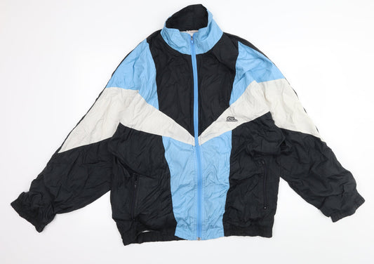 GSL Womens Blue Geometric  Jacket  Size XL