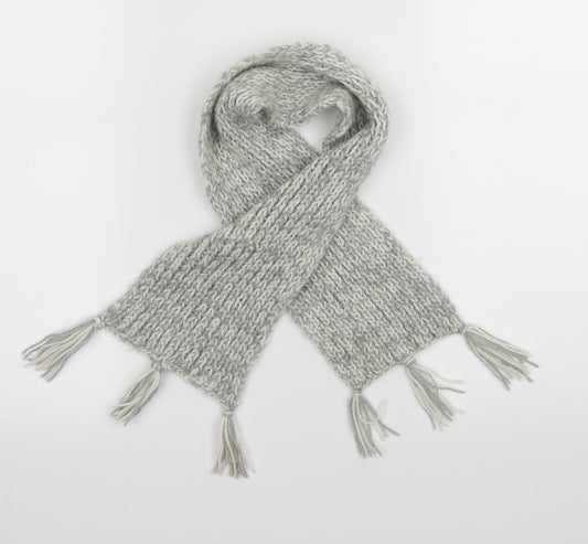 Preworn Girls Grey  Knit Rectangle Scarf Scarves & Wraps One Size