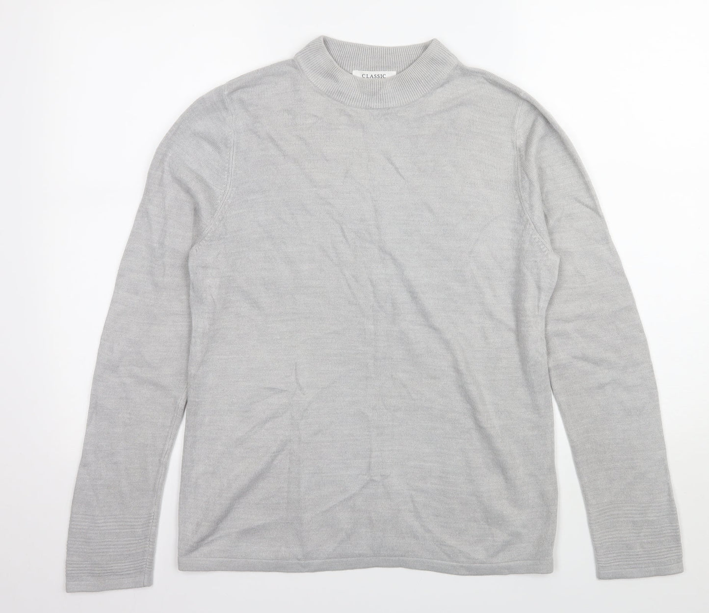 Marks and Spencer Womens Grey  Knit Pullover Jumper Size 12