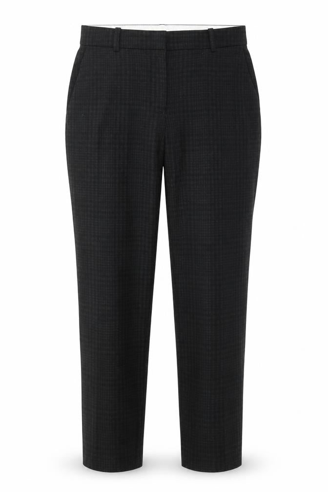 H&M Womens Grey Striped  Trousers  Size 10 L26 in