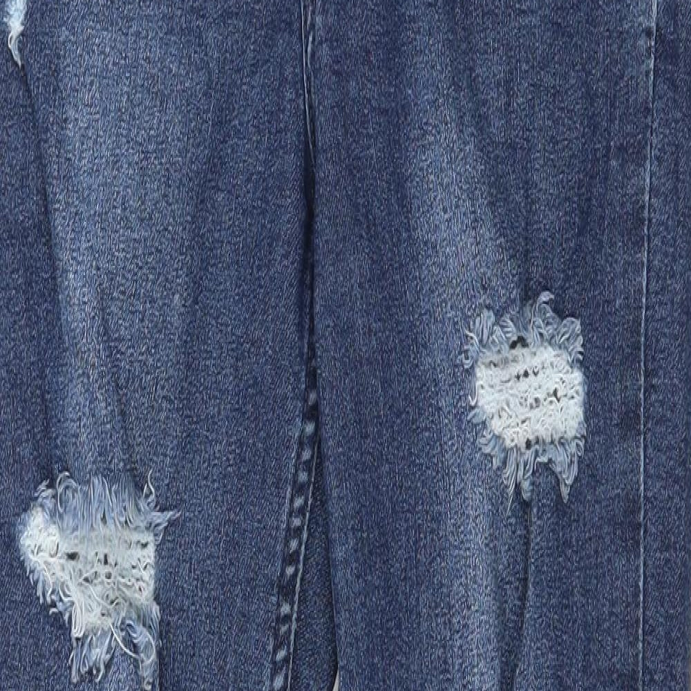 H&M Womens Blue  Denim Skinny Jeans Size 8 L30 in