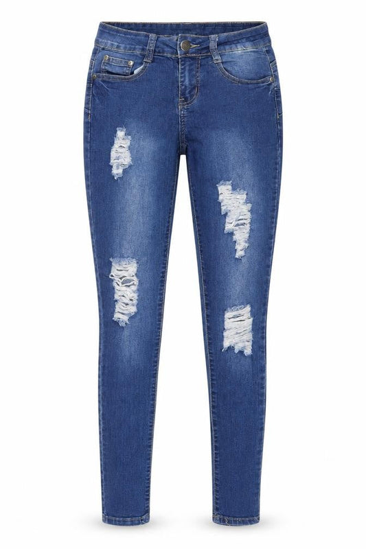 B.O.B Jeans Womens Blue  Denim Skinny Jeans Size 28 in L29 in