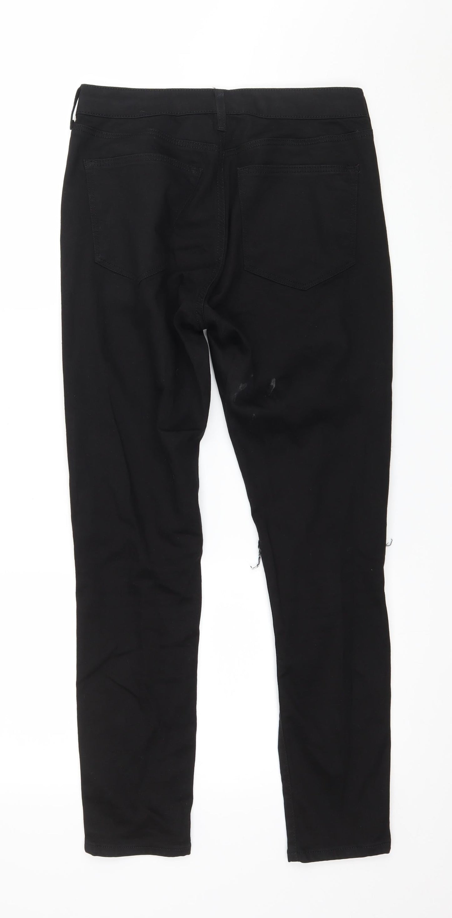 Topshop Womens Black  Denim Skinny Jeans Size 28 in L30 in