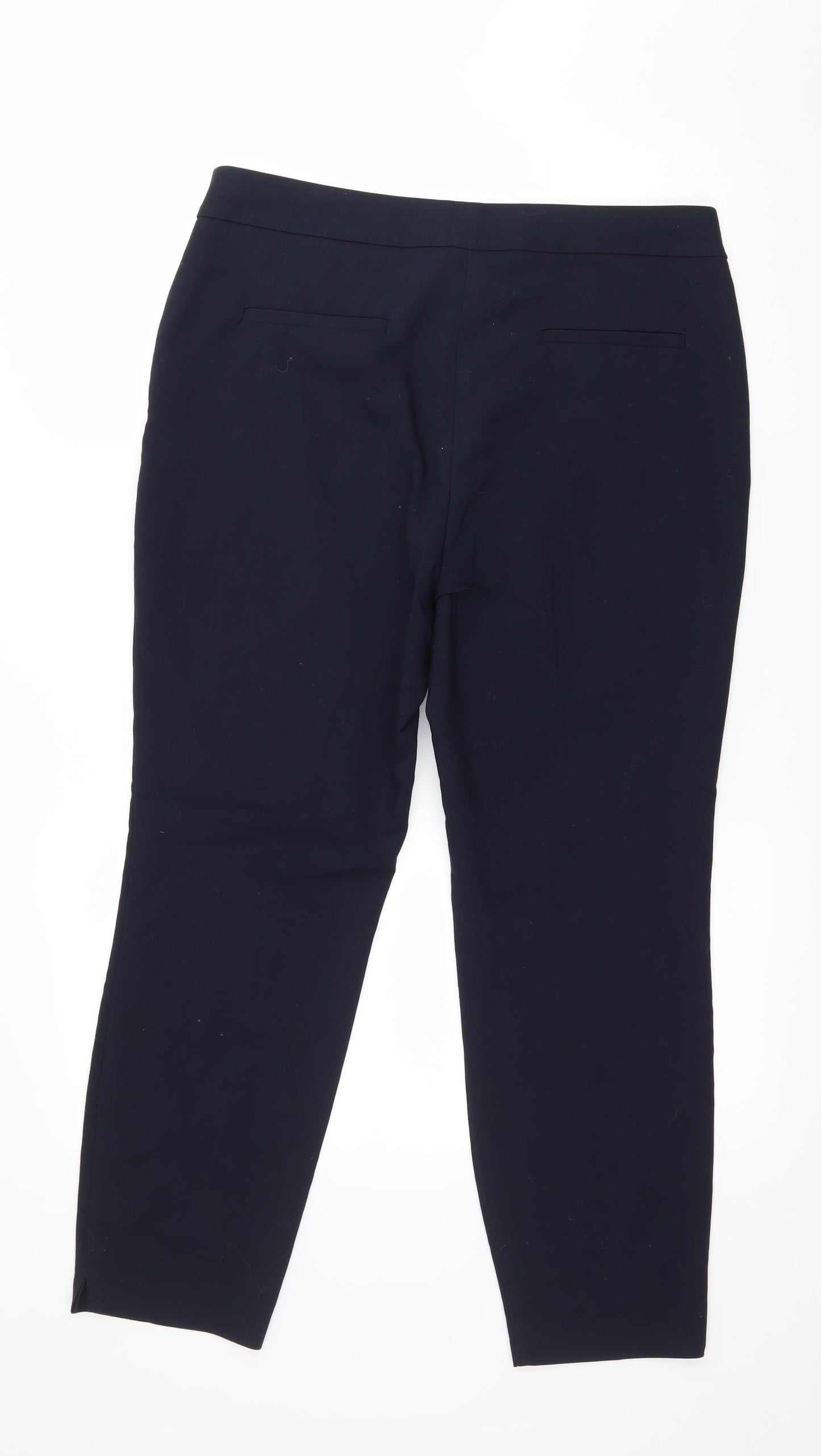 Papaya Womens Blue   Trousers  Size 14 L26 in