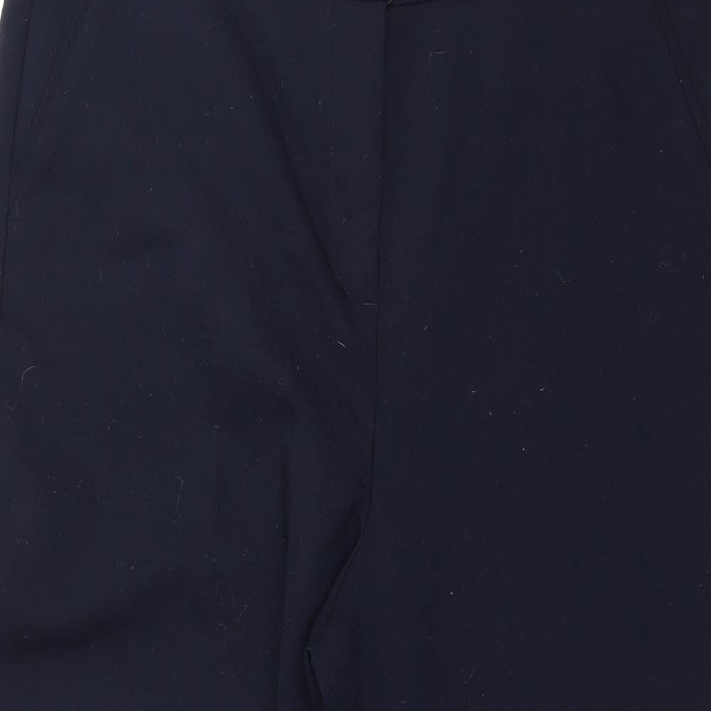 Papaya Womens Blue   Trousers  Size 14 L26 in