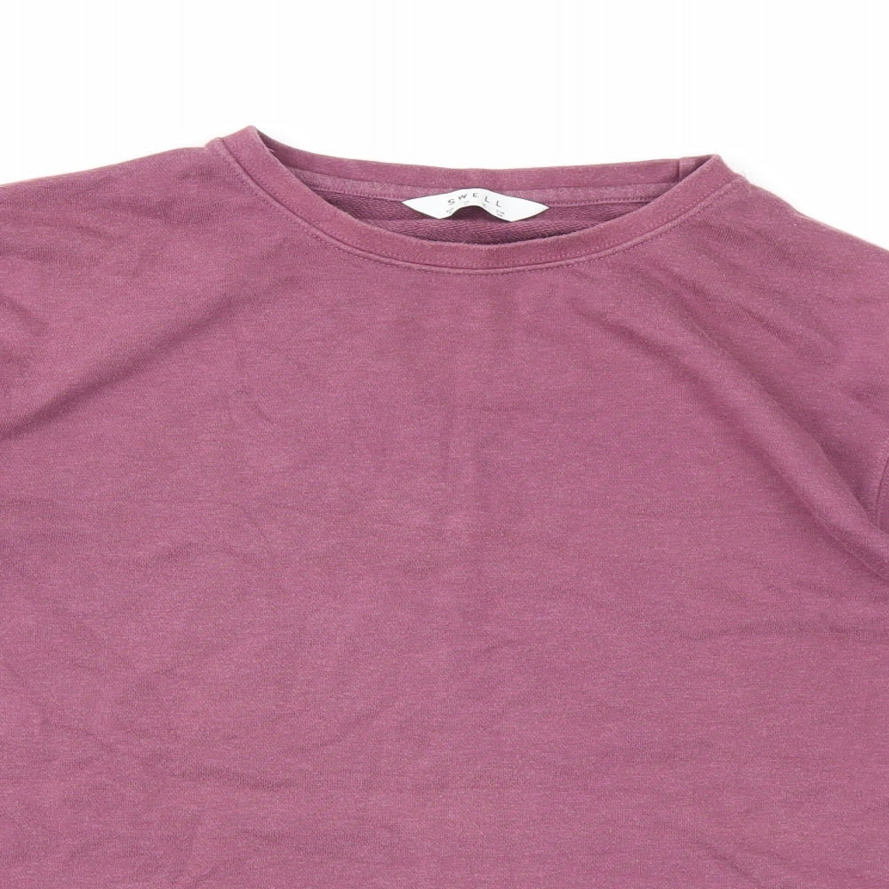 SWELL Womens Purple   Pullover Sweatshirt Size 10