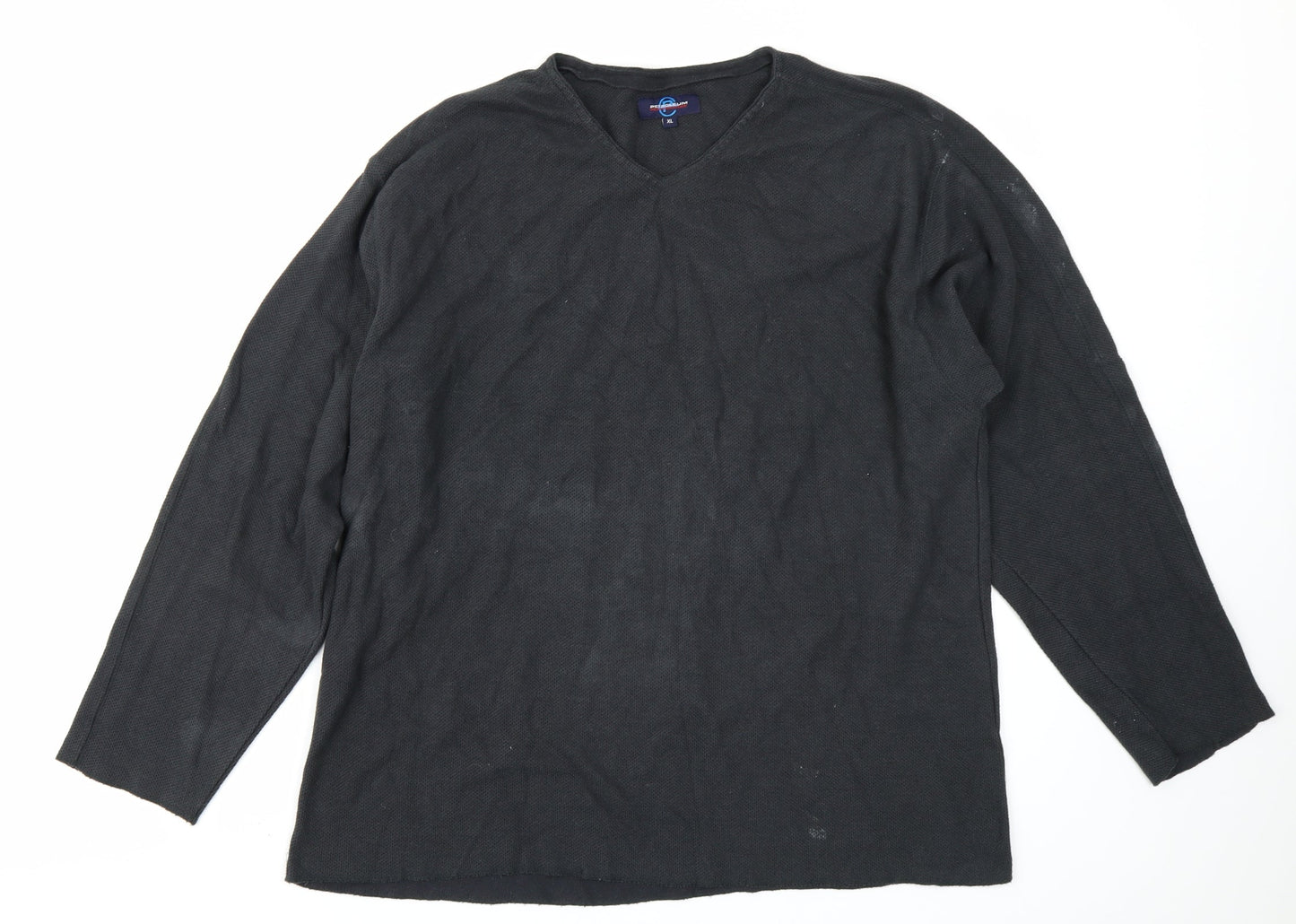 Petroleum Mens Black   Pullover Sweatshirt Size XL