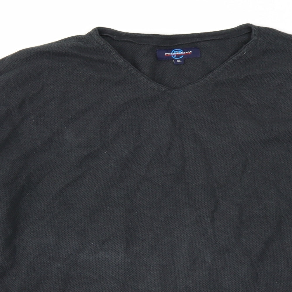 Petroleum Mens Black   Pullover Sweatshirt Size XL
