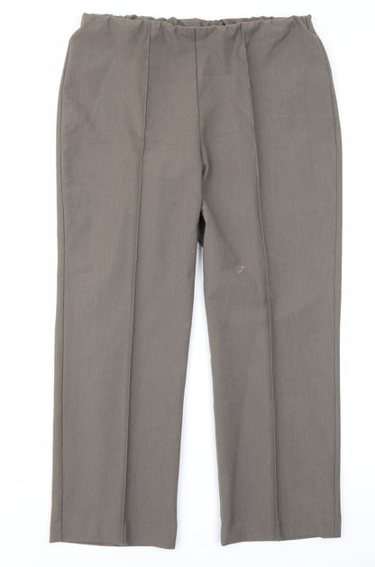 Bonmarché Womens Brown Trousers Size 12 L23 in