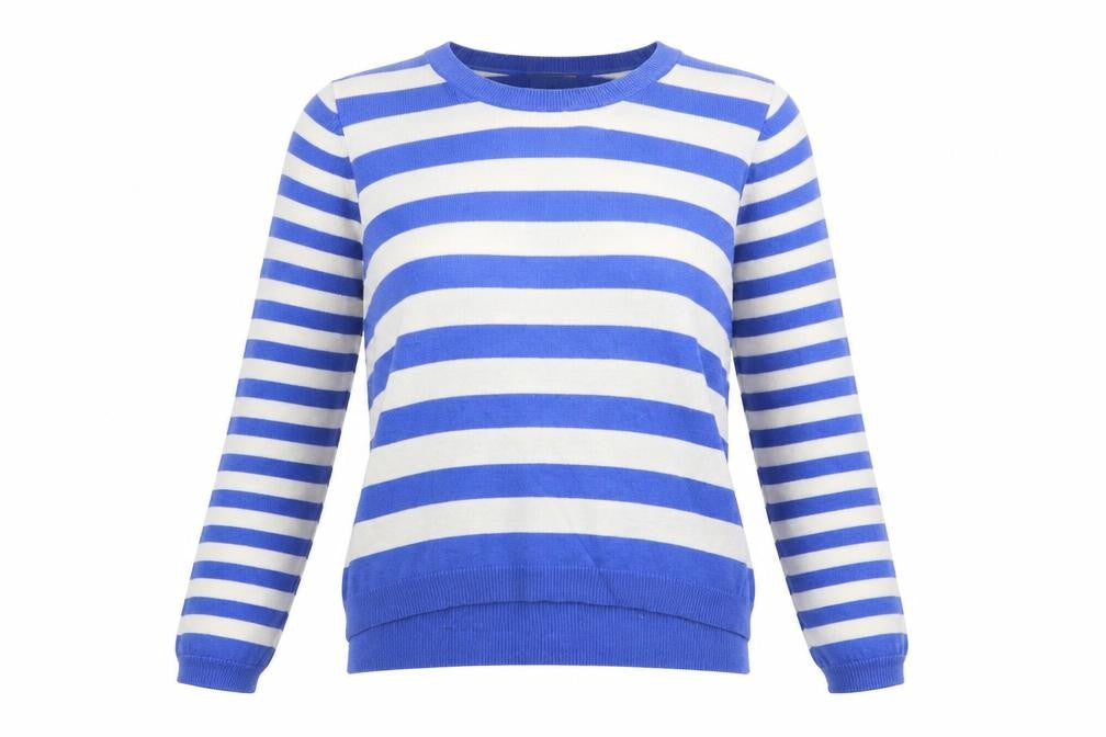 TU Womens Multicoloured Striped  Pullover Jumper Size 10