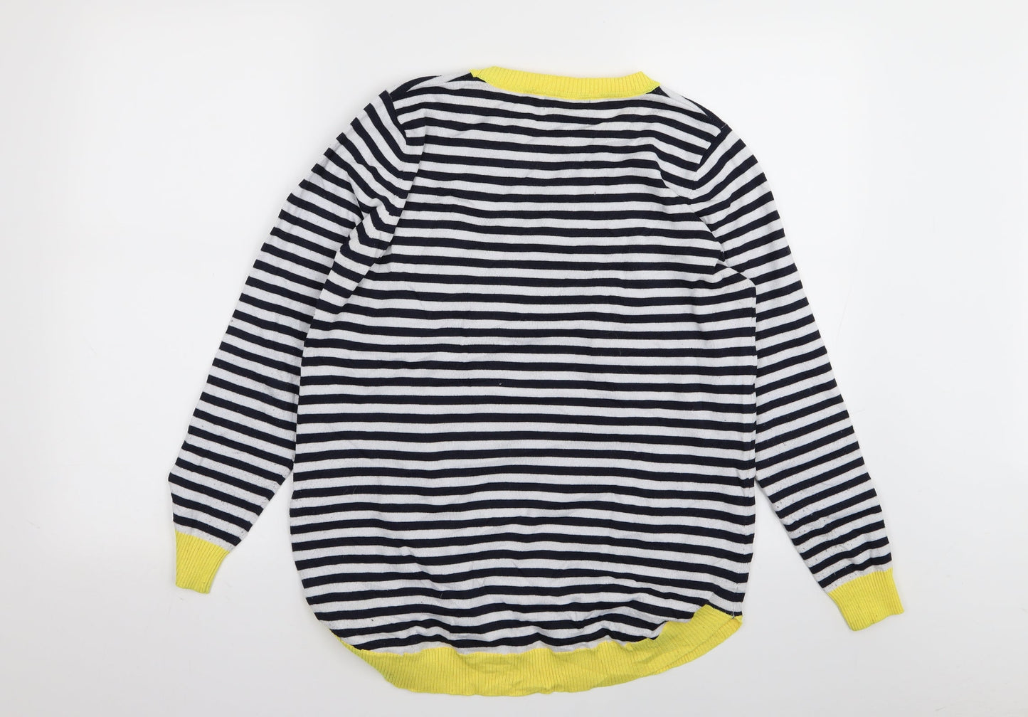 Caroline Morgan Womens Multicoloured Striped  Pullover Jumper Size 8