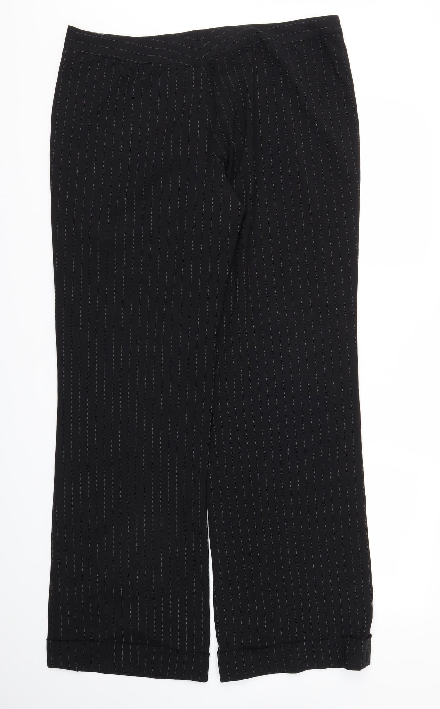 Oasis Womens Black   Trousers  One Size L34 in