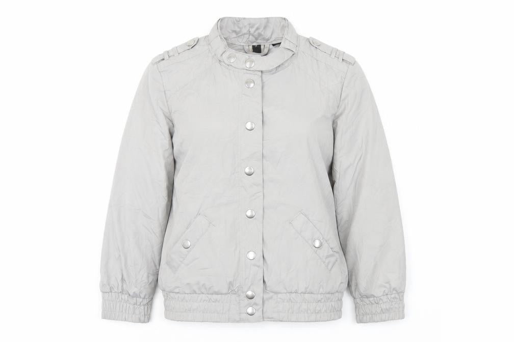 H&M Womens Green   Jacket Coat Size 6