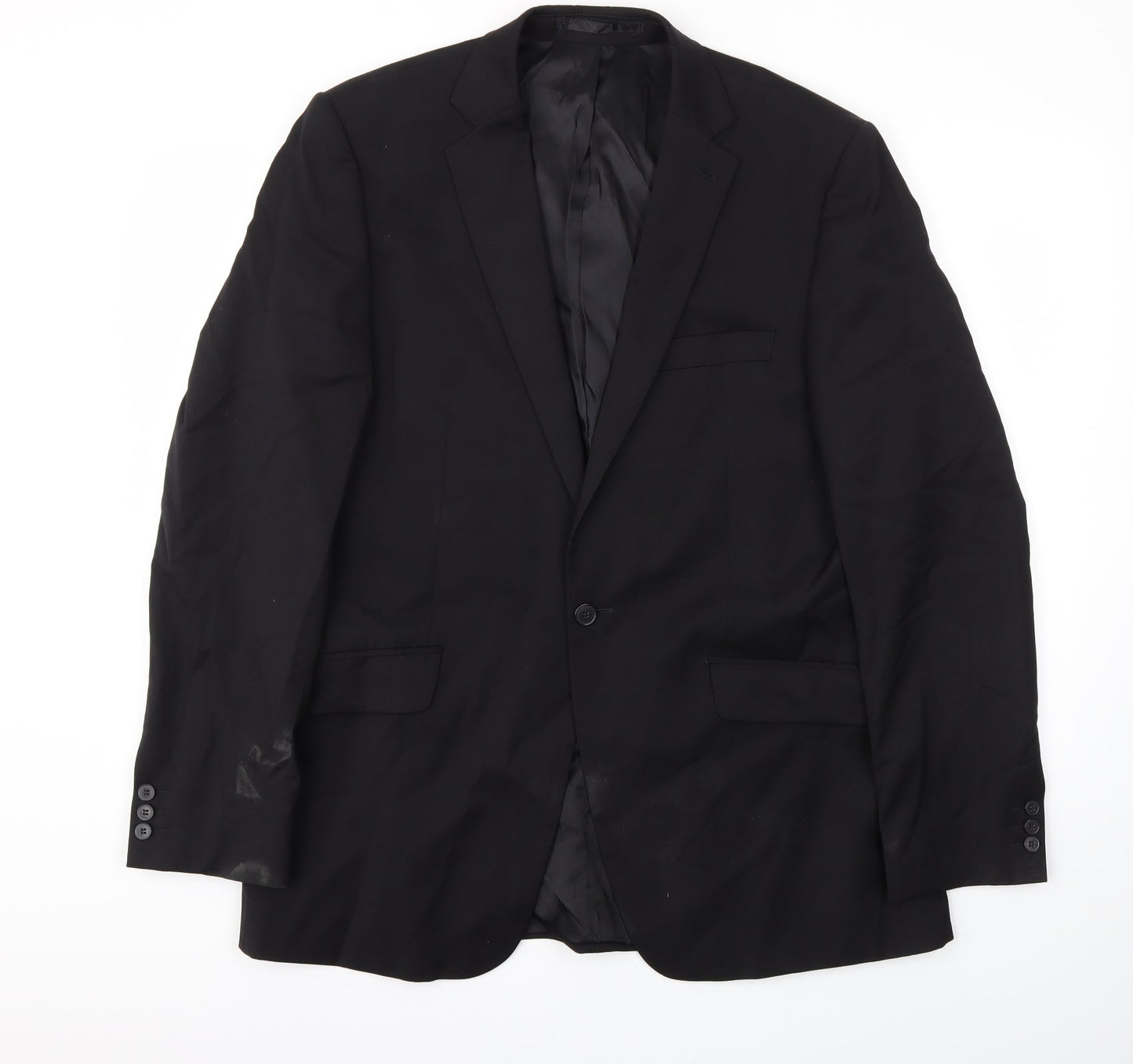 STVDIO Mens Black   Jacket Blazer Size 42